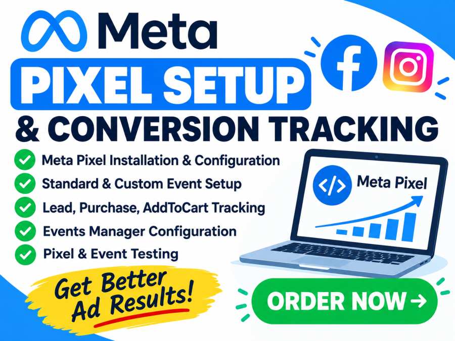 I will setup Meta Pixel, and conversion API for your website
