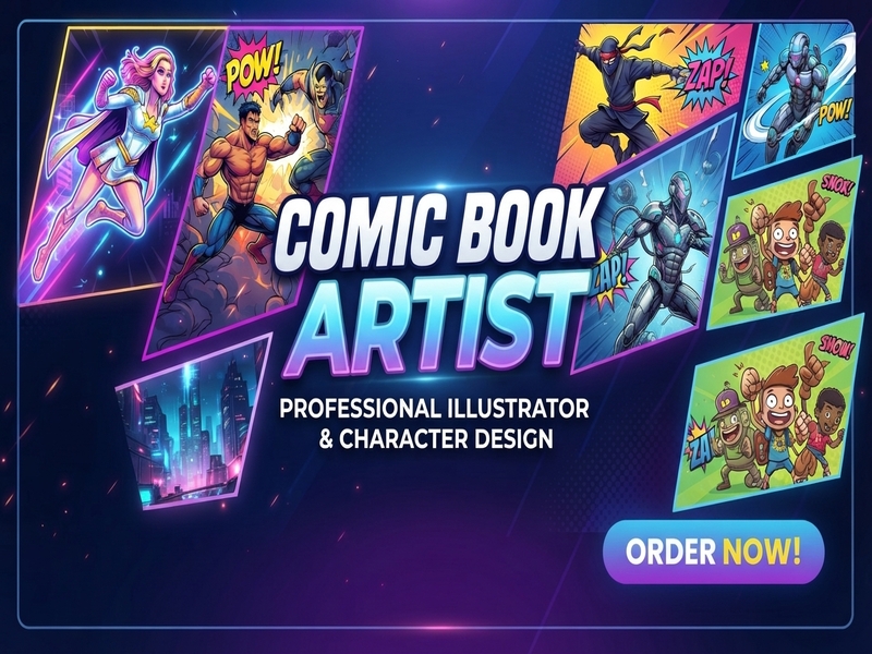I will adapt your story into a professional comic book and cartoon art