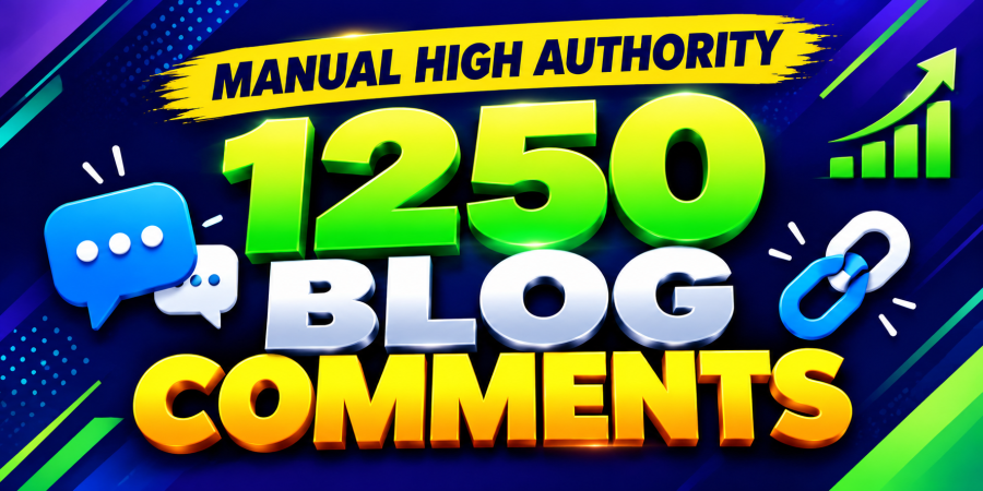 1250 High-Quality Blog Comment Backlinks for SEO Link Building Target URL