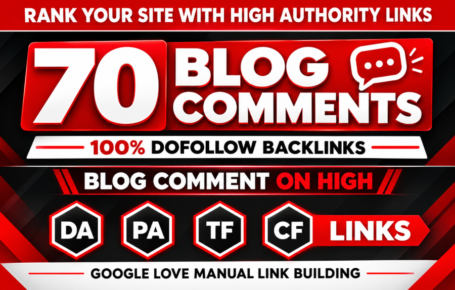 Build 70 Blog Comment Backlinks to Unique Domains Boost Website SEO