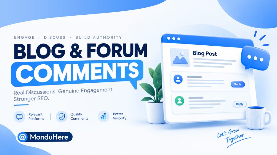 High Quality Blog & Forum Comments on Relevant Discussions by Mondu Agency 