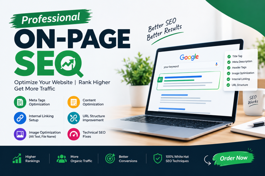 I Will Do Professional On-Page SEO for Your Website