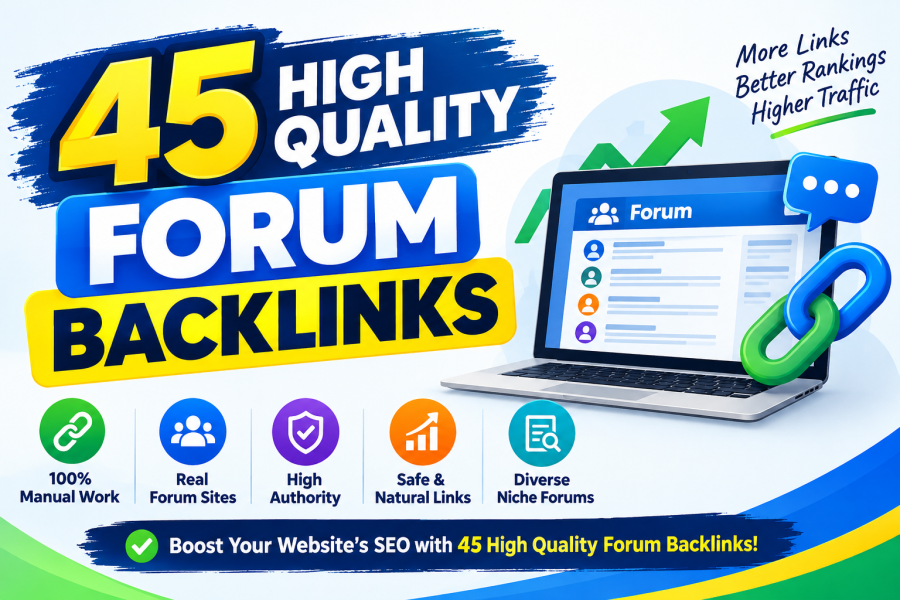 45 High Quality Forum Backlinks for Powerful SEO Growth