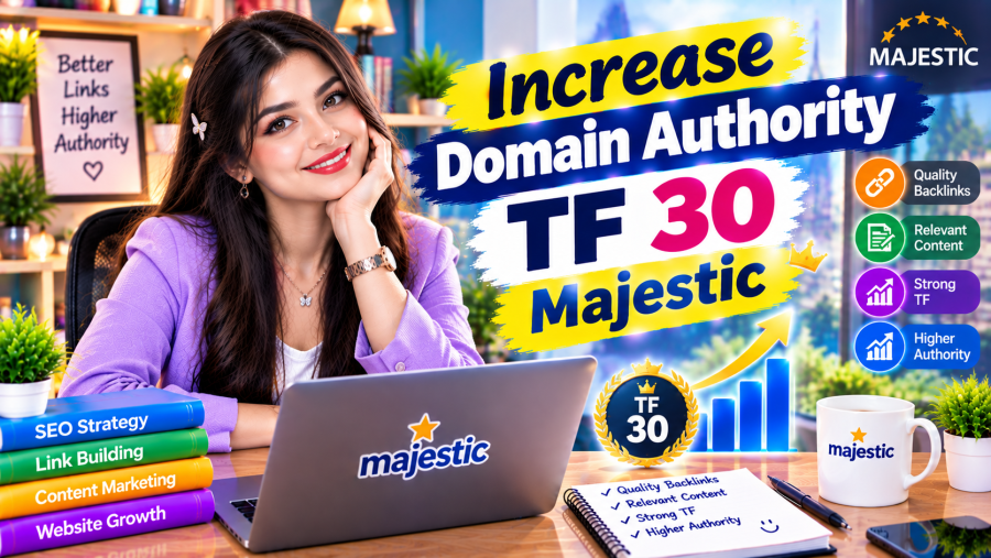I will boost your Majestic Trust Flow to 30