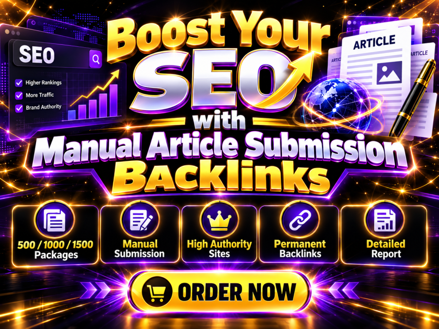 Boost Your SEO with Manual Article Submission Backlinks