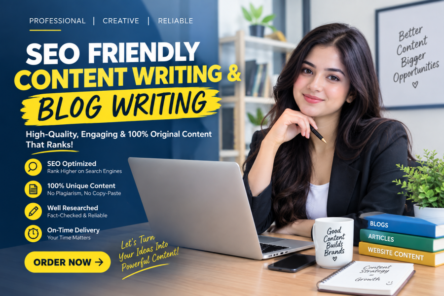 I will write SEO friendly content, blog posts and articles that engage readers
