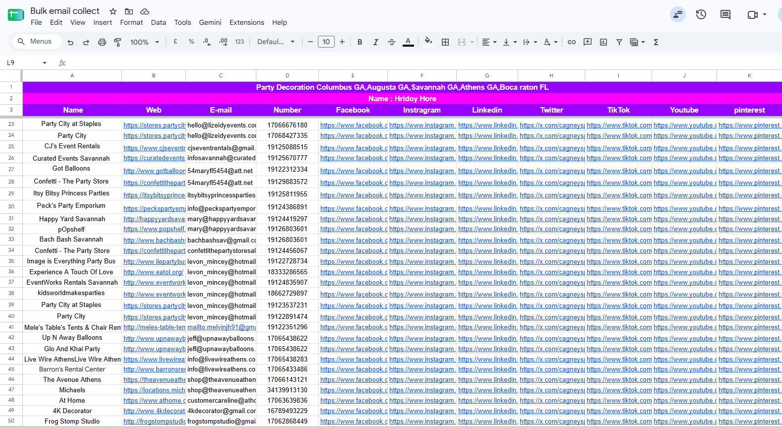 I Will Do Targeted B2B Lead Generation and Build a High Quality Business Leads List
