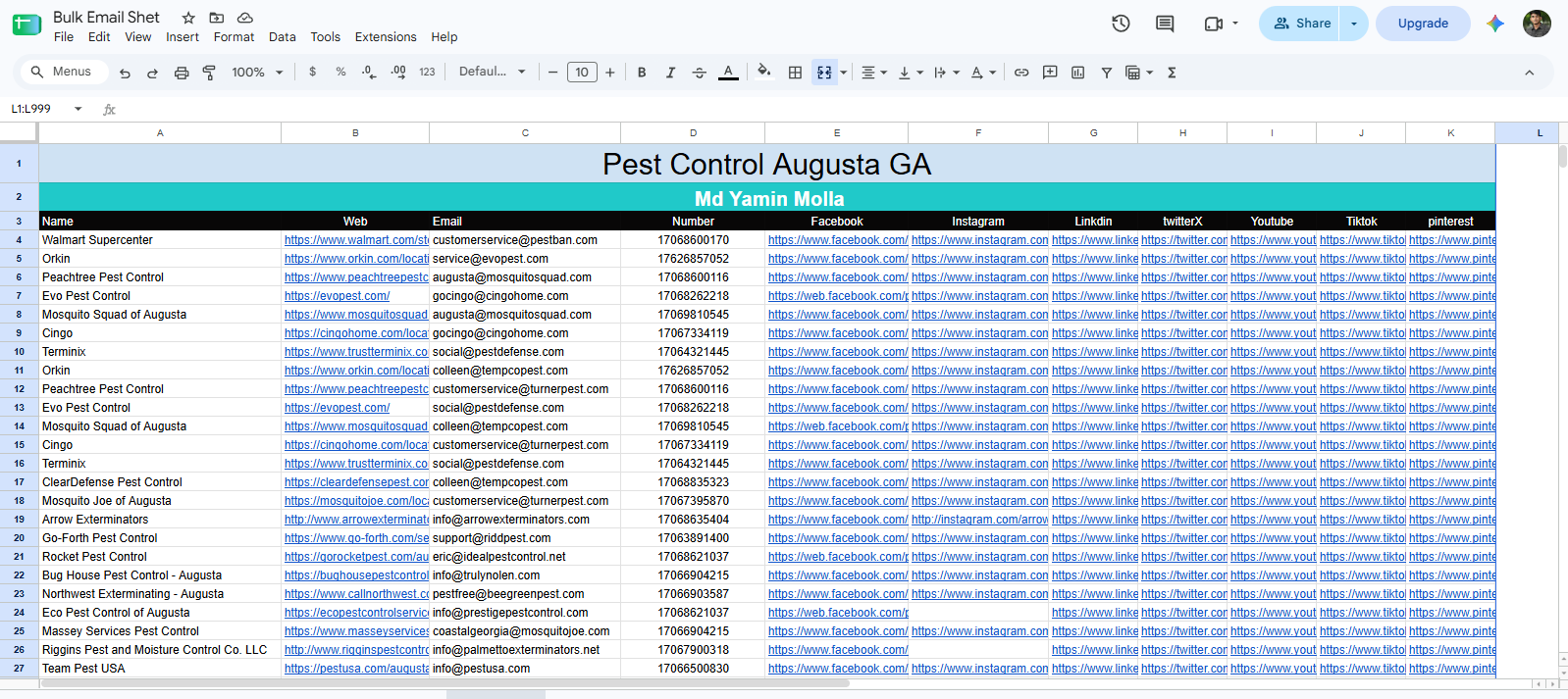 I Will Do Targeted B2B Lead Generation and Build a Verified Lead List