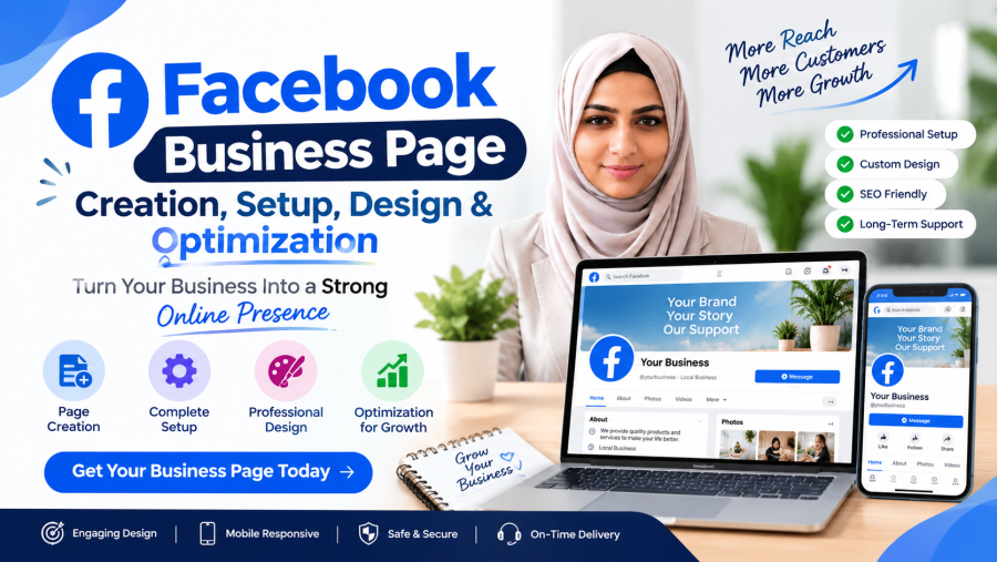 Meta Business Page Creation, Setup, Design & Optimization 