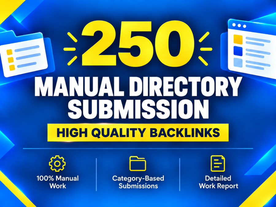 I Will Support Your Website SEO with 250 Manual Directory Submissions