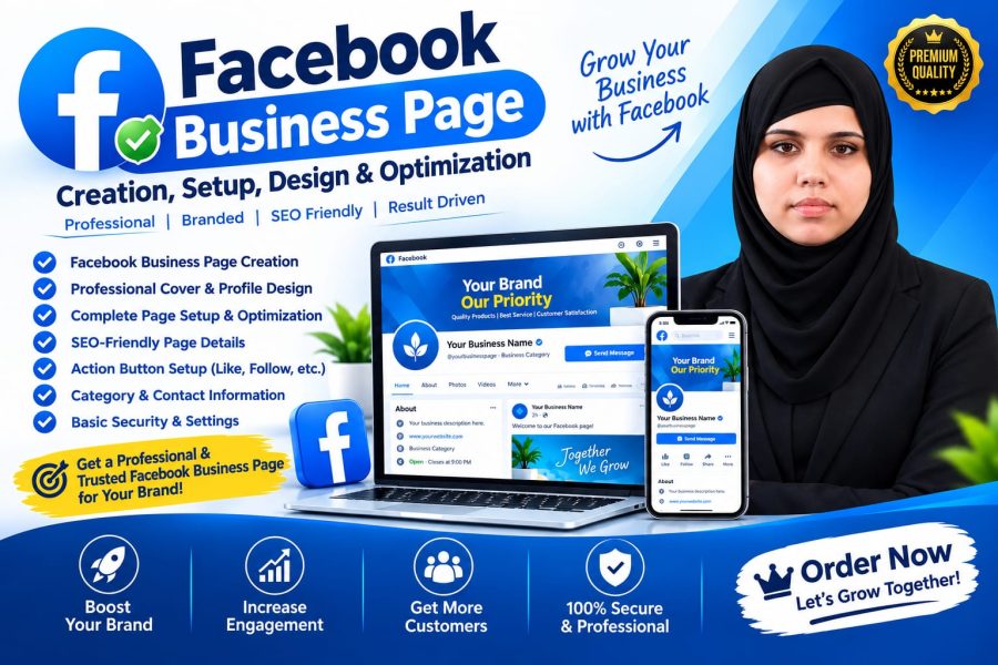 Professional Facebook Business Page Setup and Customization