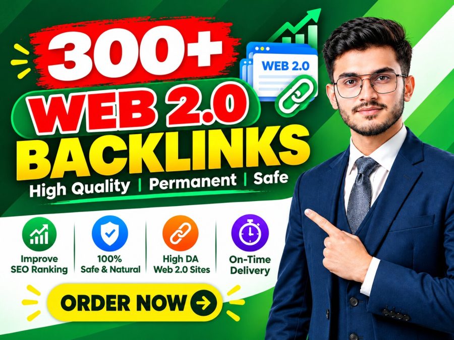 I will build 70 high authority web 2.0 backlinks for SEO ranking