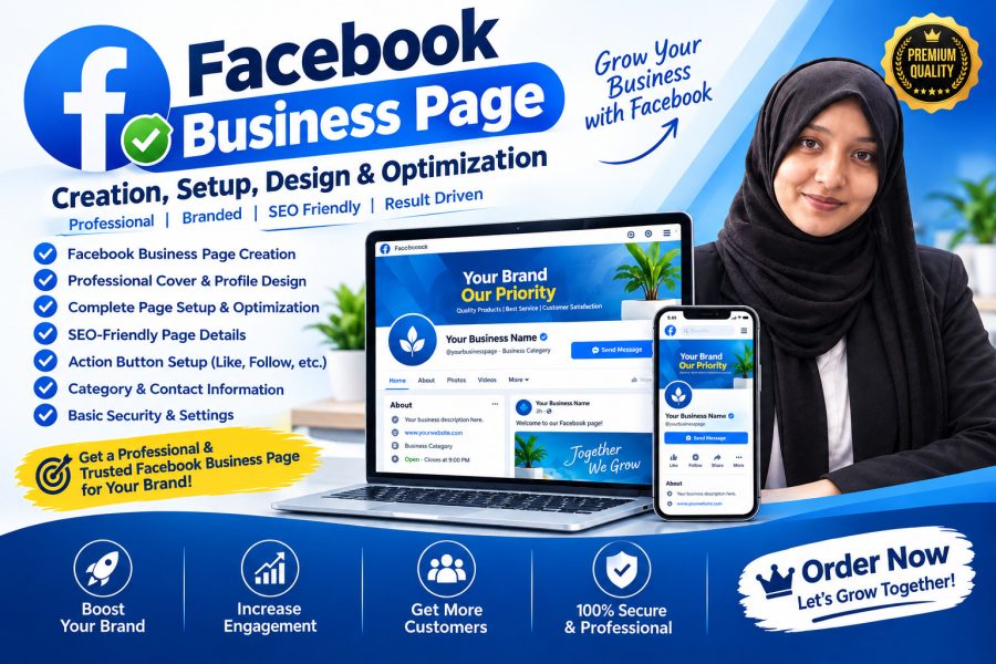 I Will Build and Optimize a Professional Facebook Business Page