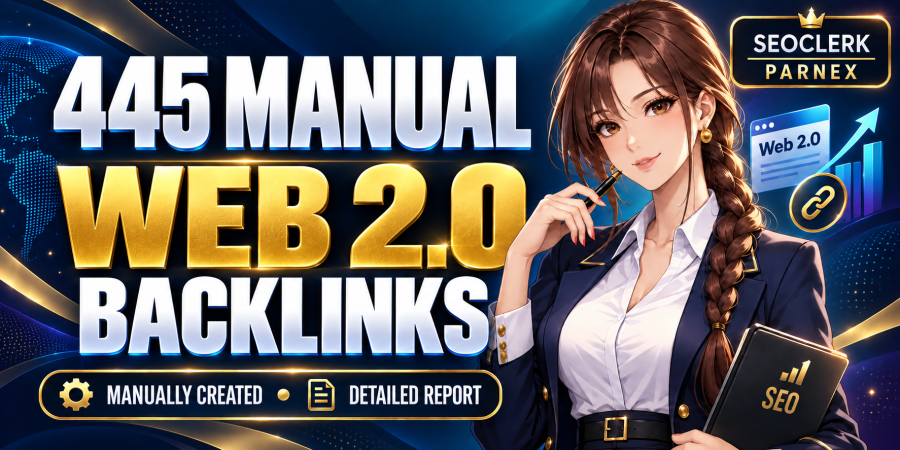 I Will Create 445 Manual Web 2.0 Backlinks for Your Website