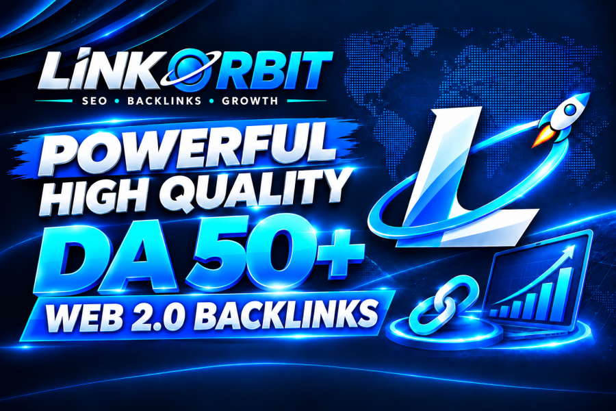 400 High Quality Web 2.0 Backlinks | DA 50+ | Manual SEO Link Building
