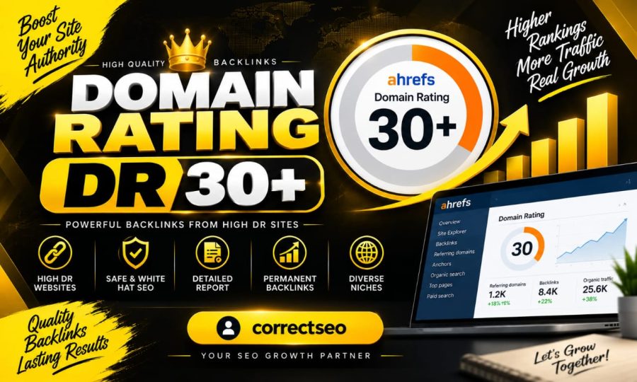  Increase Your site Ahrefs Domain rating DR 30+