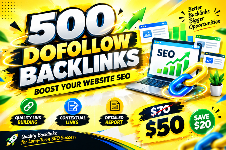 I Will Build 500 Quality Dofollow Backlinks to Boost Your Website SEO