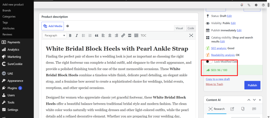 I will professionally optimize 15 E-Commerce product pages with on page SEO 