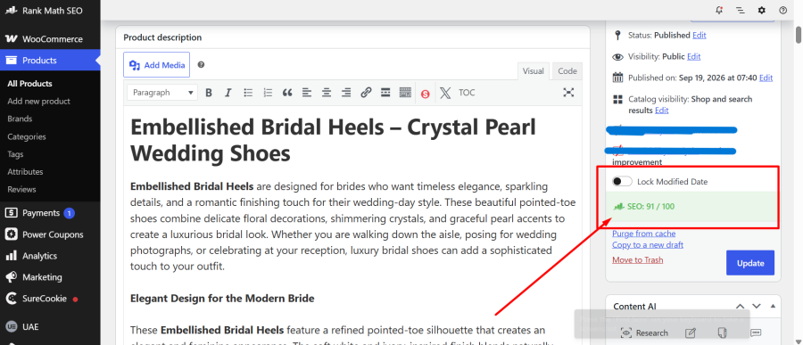 I will professionally optimize 15 E-Commerce product pages with on page SEO 