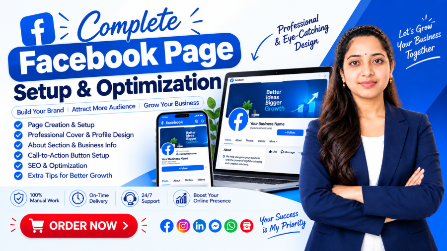 Complete Facebook Page Setup & Optimization
