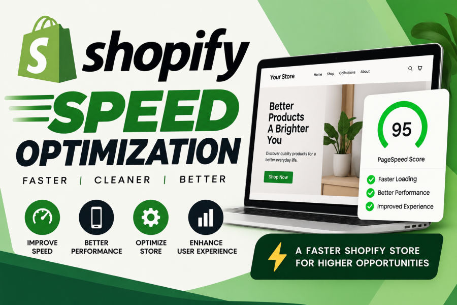 I will optimize your Shopify store speed and performance