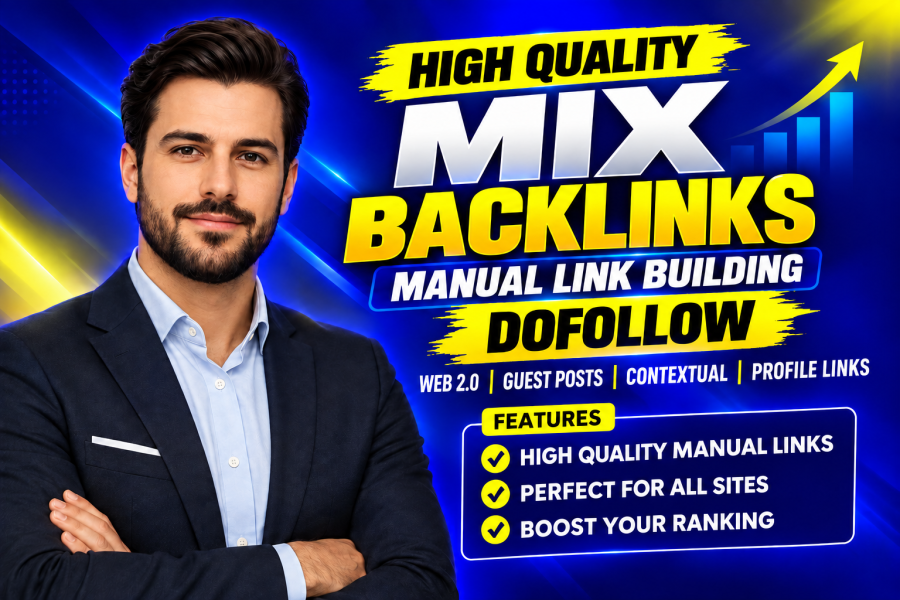 High Quality Mix Backlinks | Web 2.0, Guest Posts, Contextual & Authority Links