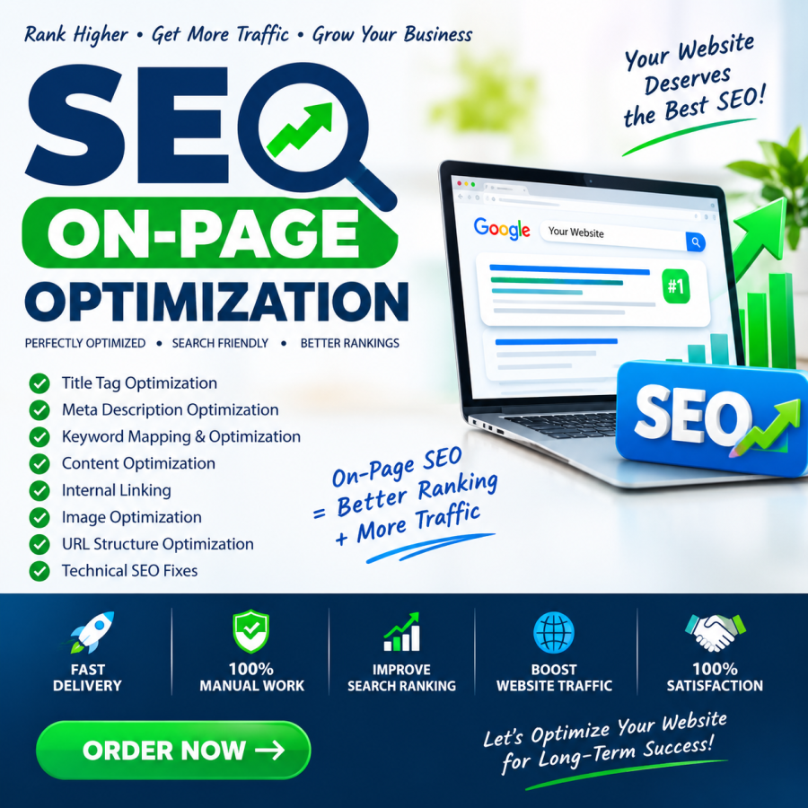 This service provides on-page and technical SEO for WordPress and Shopify websites.