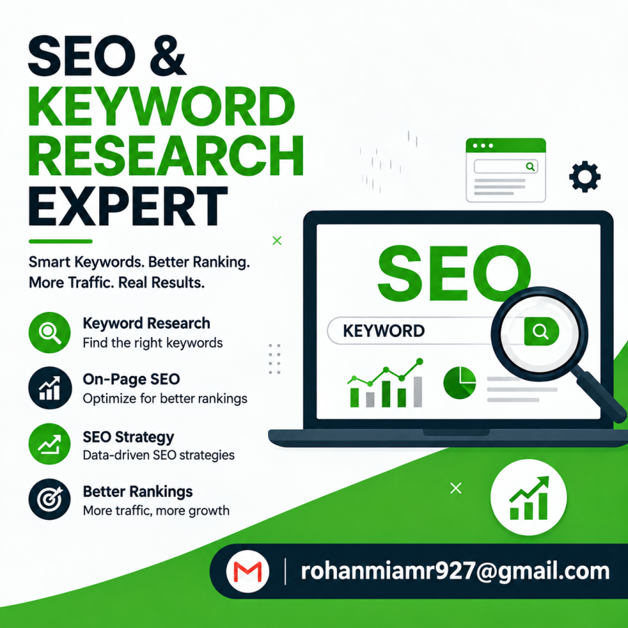 I Will Do In-Depth SEO Keyword Research With KGR, Search Volume & Competitor Analysis