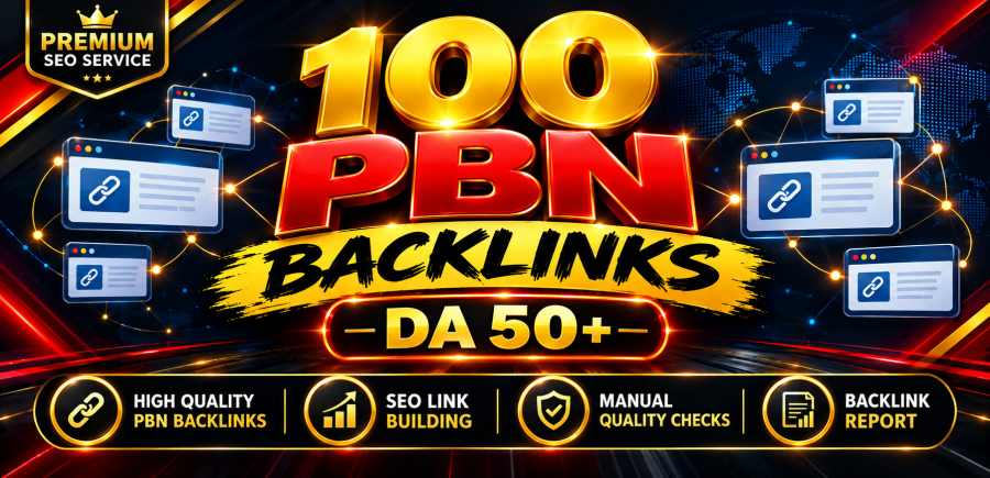 I Will Build 100 High Authority DA 50+ PBN Backlinks for SEO