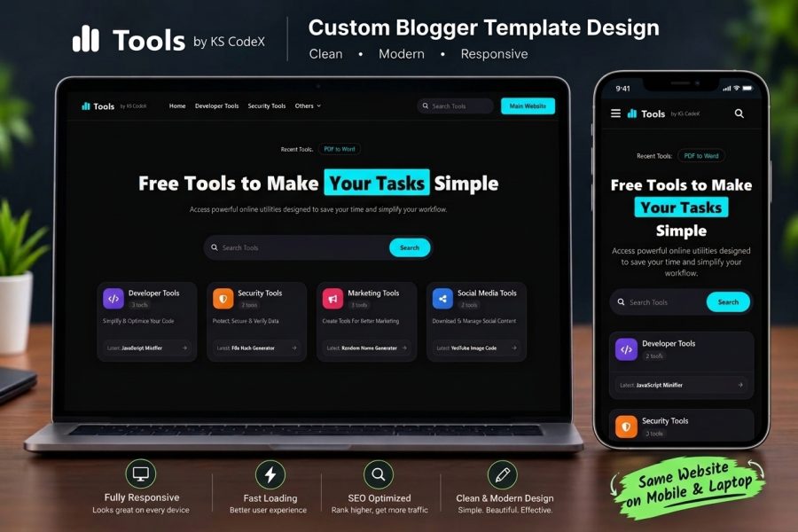 I will design blogger template and customize blogspot website