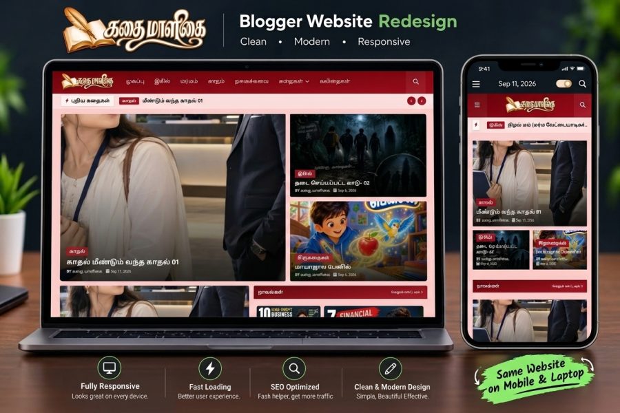 I will design blogger template and customize blogspot website