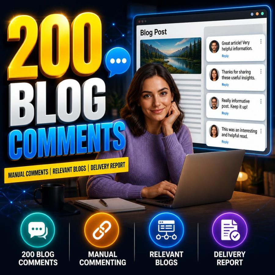 I will provide 200 manual blog comments for your SEO campaign