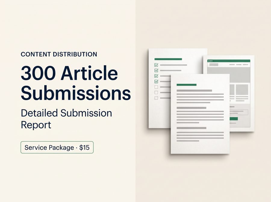 I will provide 300 article submissions with detailed reporting