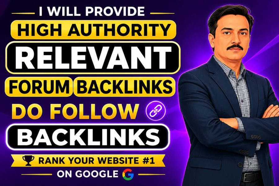 10 niche relevant dofollow forum backlinks