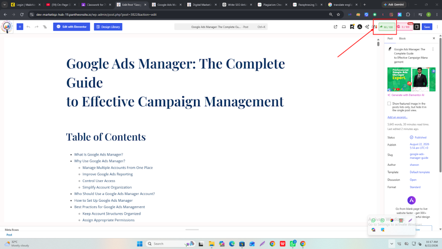 I will do effective Onpage SEO, Rank math SEO, Yoast seo optimization for your website