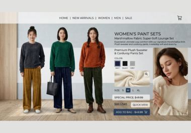 I will create ai fashion models and apply fabric mockup