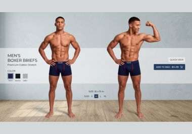 I will create ai fashion models and apply fabric mockup