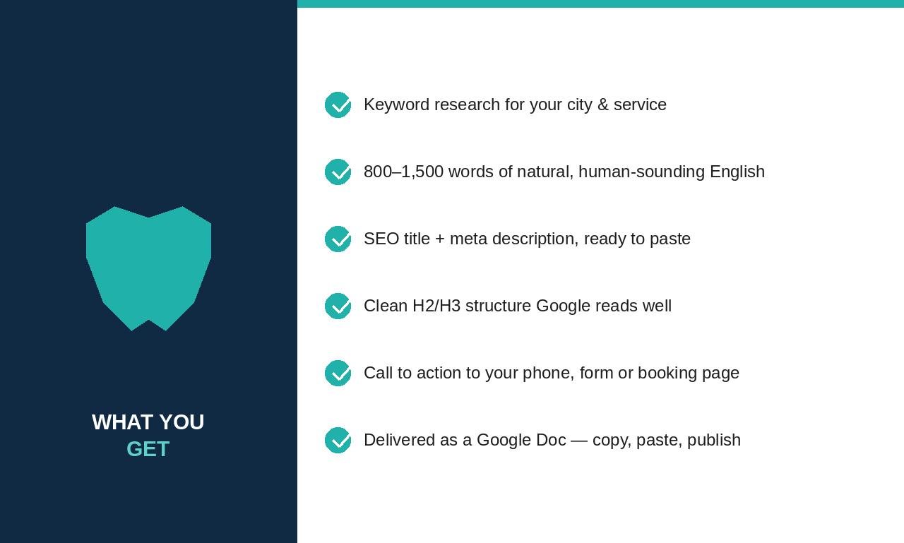I will write monthly SEO blog posts for your dental practice website