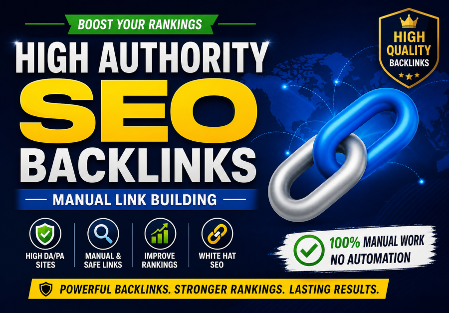I Will Build High Authority SEO Backlinks and Manual Link Building