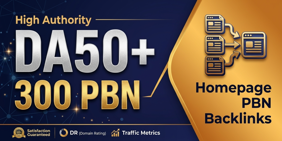 Build SEO Authority with 300 High-Quality PBN Backlinks | DA 50+ Homepage Links & Unique Articles