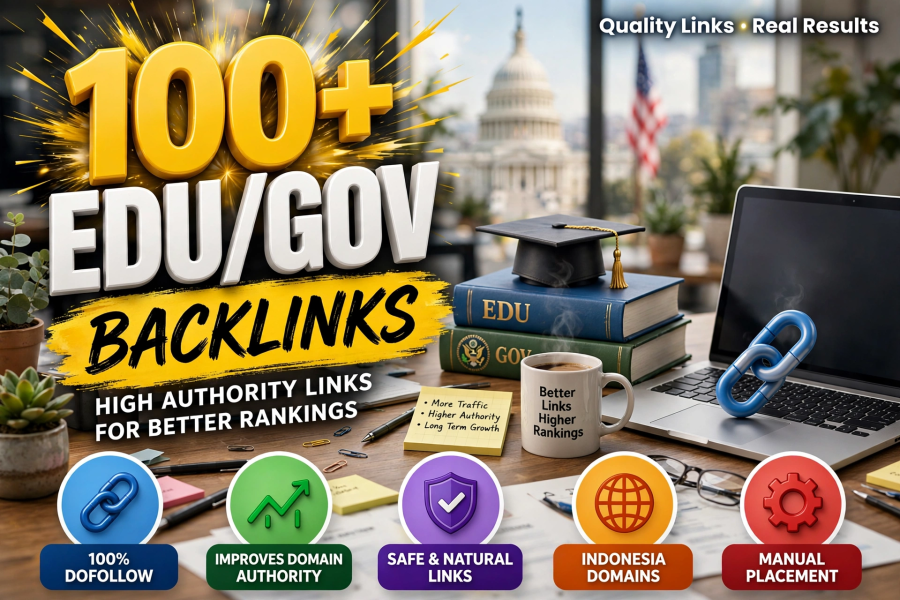 100+ EDU GOV Backlinks | High Authority .EDU & .GOV Links | Manual SEO Link Building