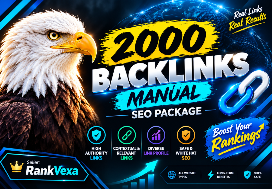 2000 High Authority Backlinks Manual Contextual & White Hat SEO