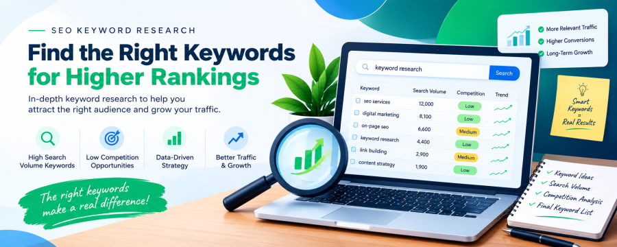 High-Intent Keyword Research & Competitor Analysis for SEO Growth