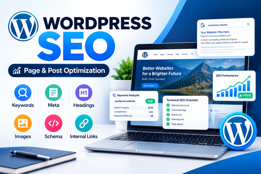 I will do professional on page SEO for your WordPress website