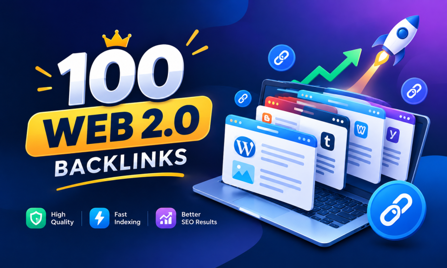 I will build 100 web 2.0 backlinks with manual white hat SEO