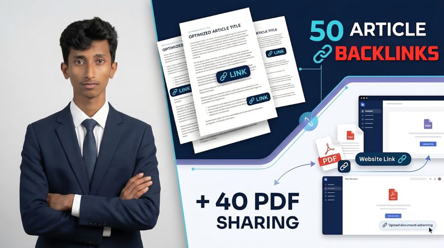 I will generate 50 manual article submissions for your SEO campaign