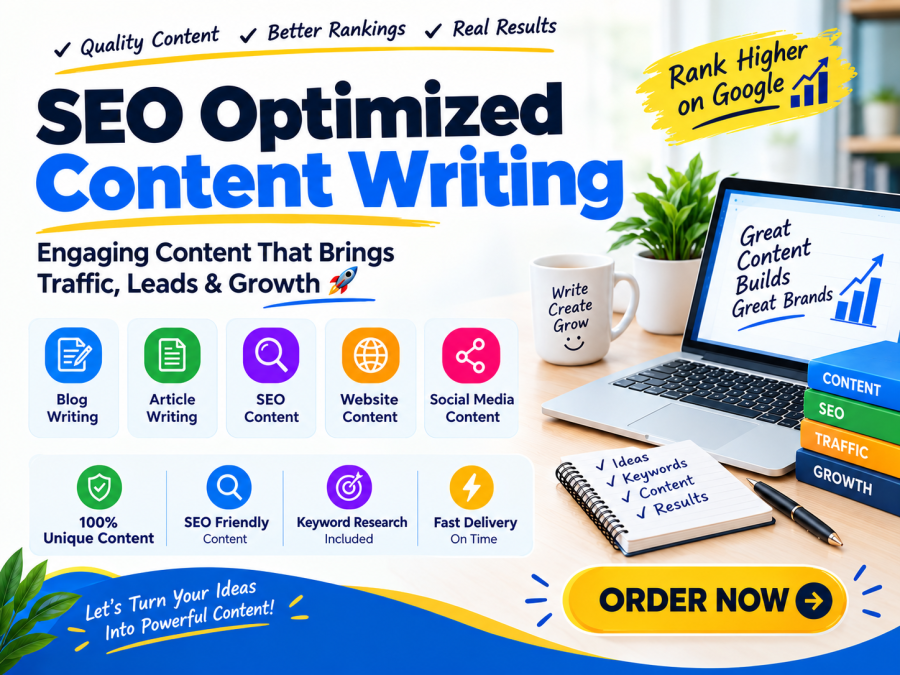 I Will Provide Professional Content Writing Services with SEO.