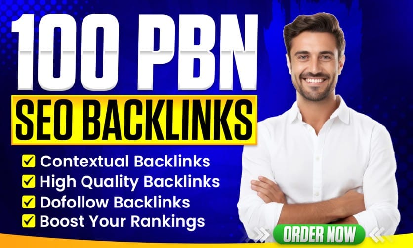 100 High Authority PBN Backlinks From DA50+ Websites