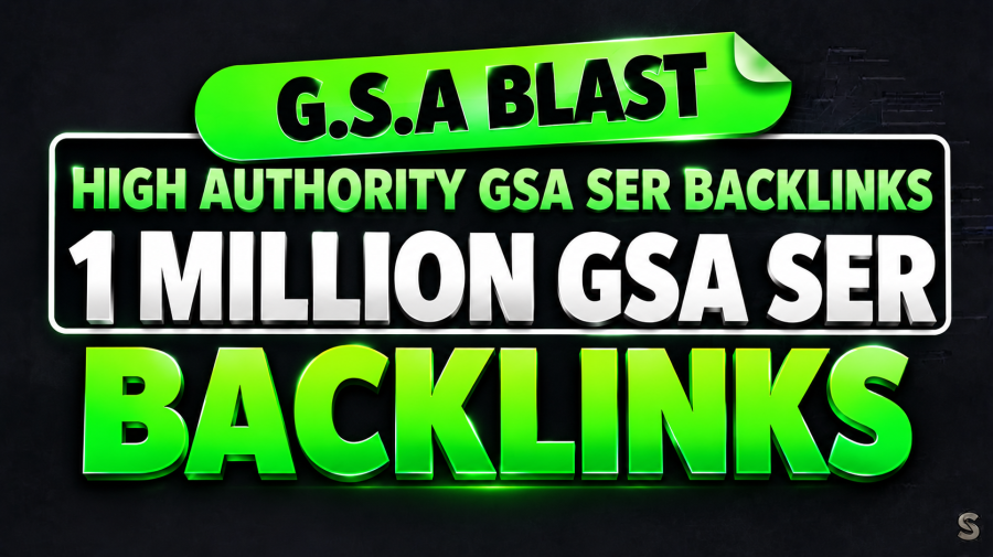 Provide 1 Million GSA SEO backlinks with detailed report