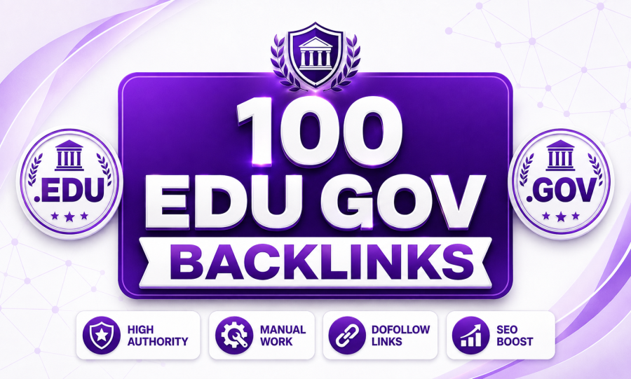 Boost Your Website seo ranking With 100 High Quality EDU and GOV Backlinks 
